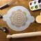 Moroccan Medallion Cake Stencil | C713 by Designer Stencils | Cake Decorating Tools | Baking Stencils for Royal Icing, Airbrush, Dusting Powder | Reusable Plastic Food Grade Stencil for Cakes | Easy to Use & Clean Cake Stencil